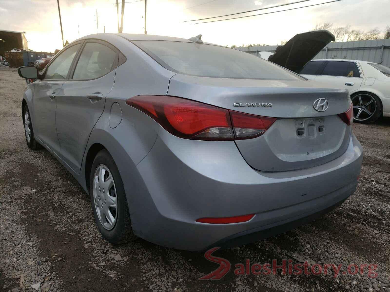 5NPDH4AE8GH705573 2016 HYUNDAI ELANTRA