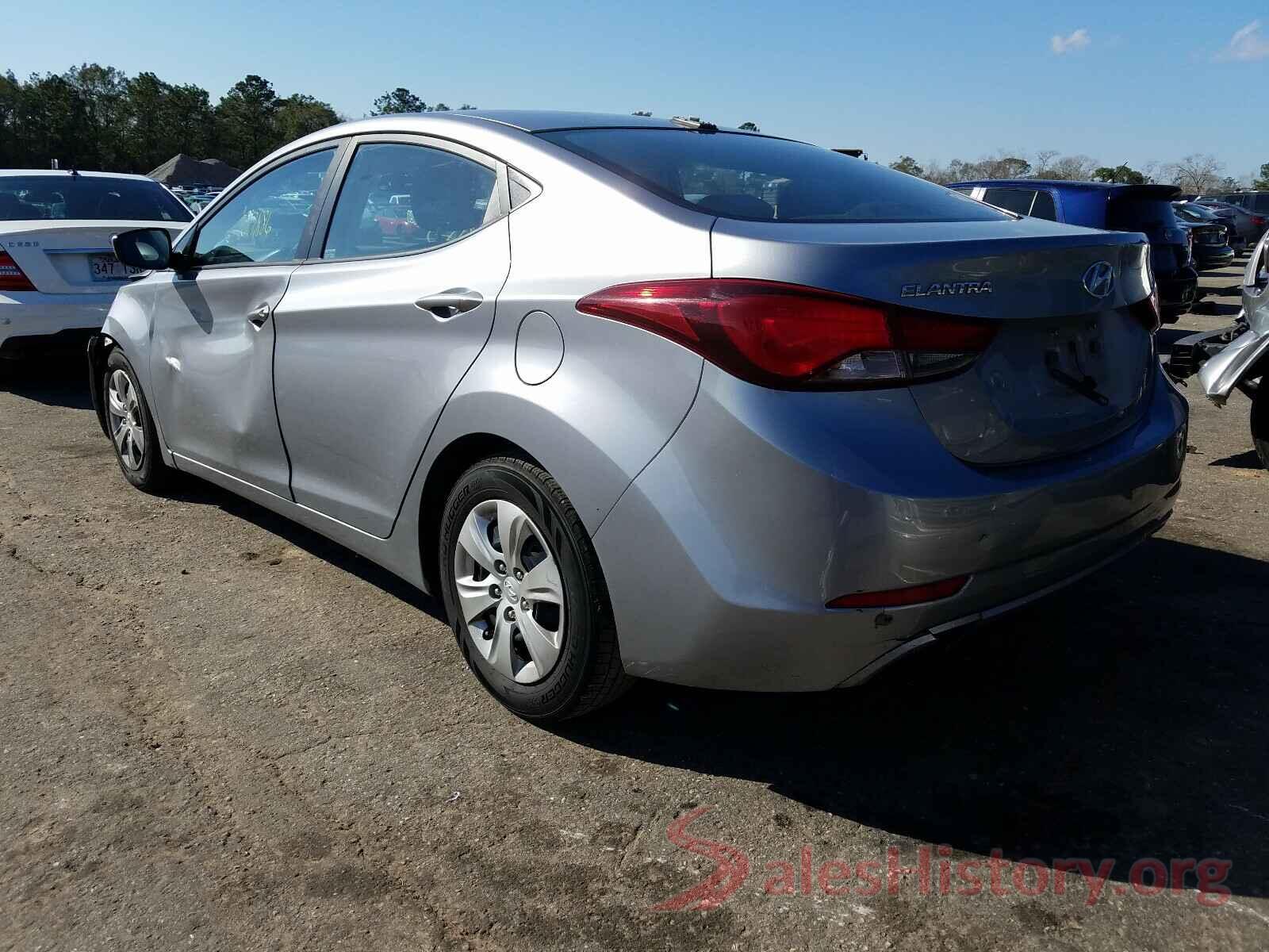 5NPDH4AEXGH710323 2016 HYUNDAI ELANTRA