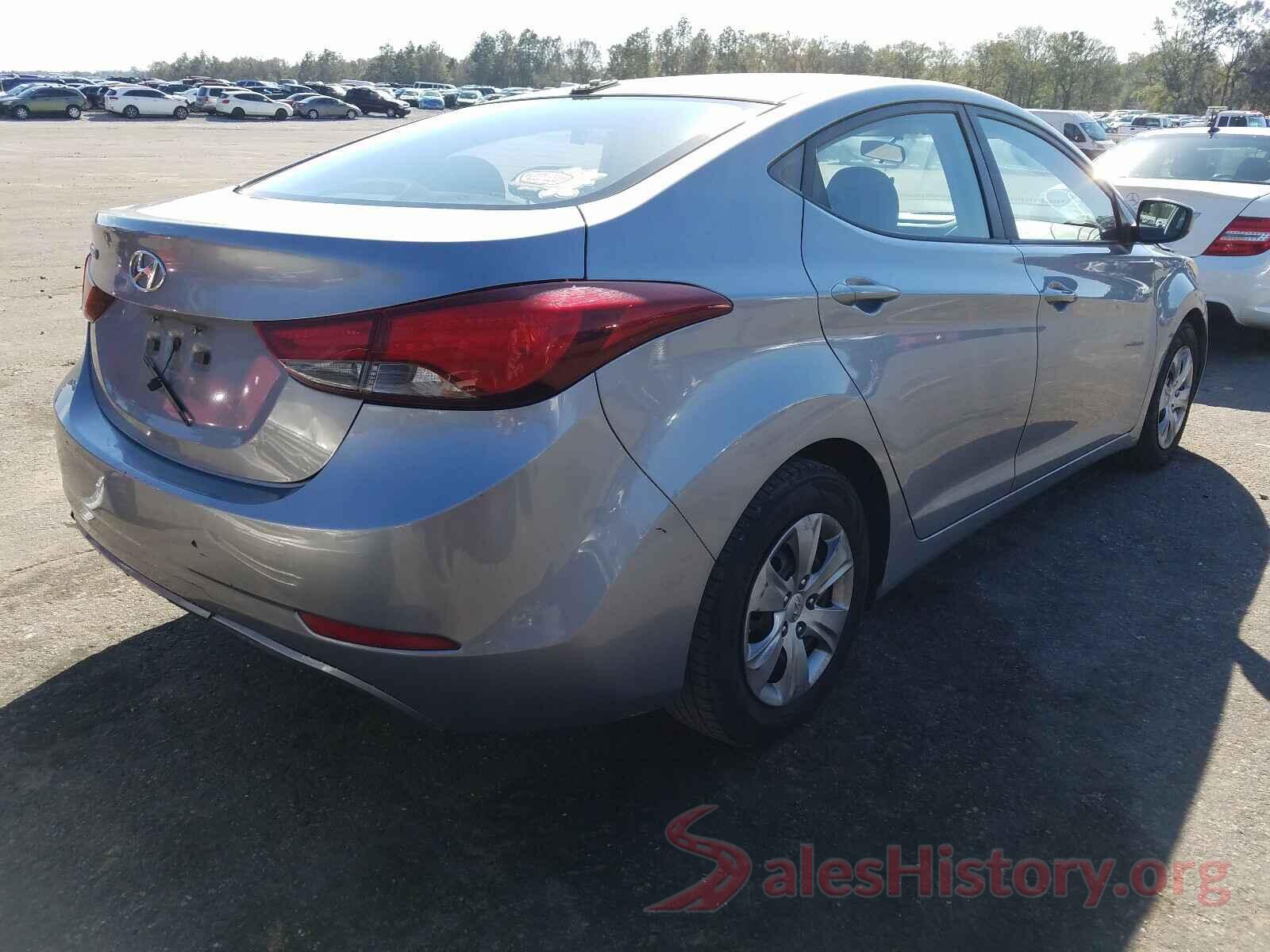 5NPDH4AEXGH710323 2016 HYUNDAI ELANTRA