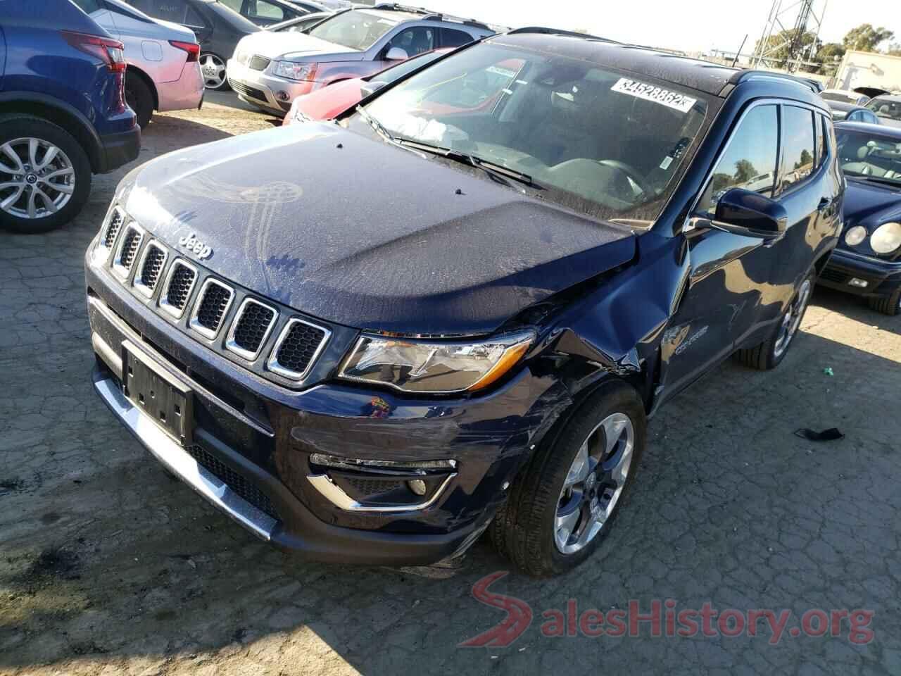 3C4NJDCB8MT593476 2021 JEEP COMPASS