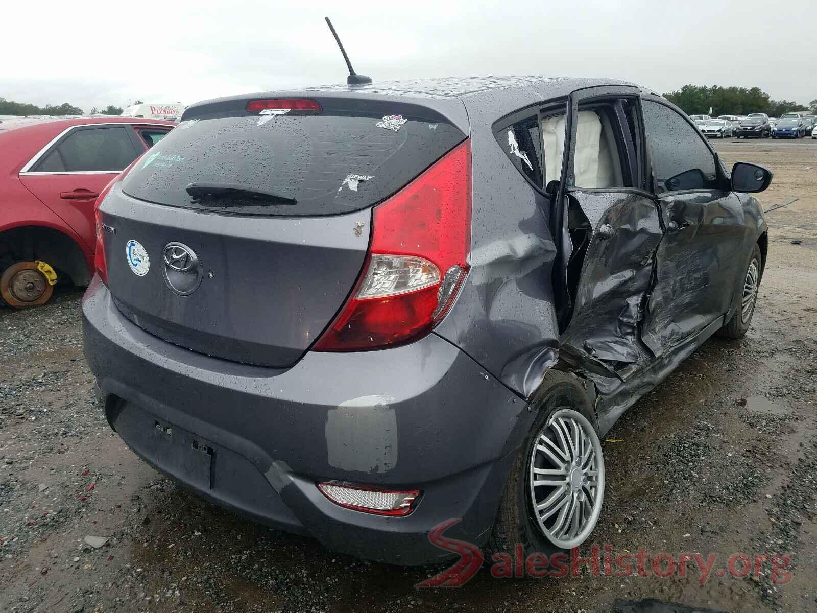 KMHCT5AE1GU254147 2016 HYUNDAI ACCENT