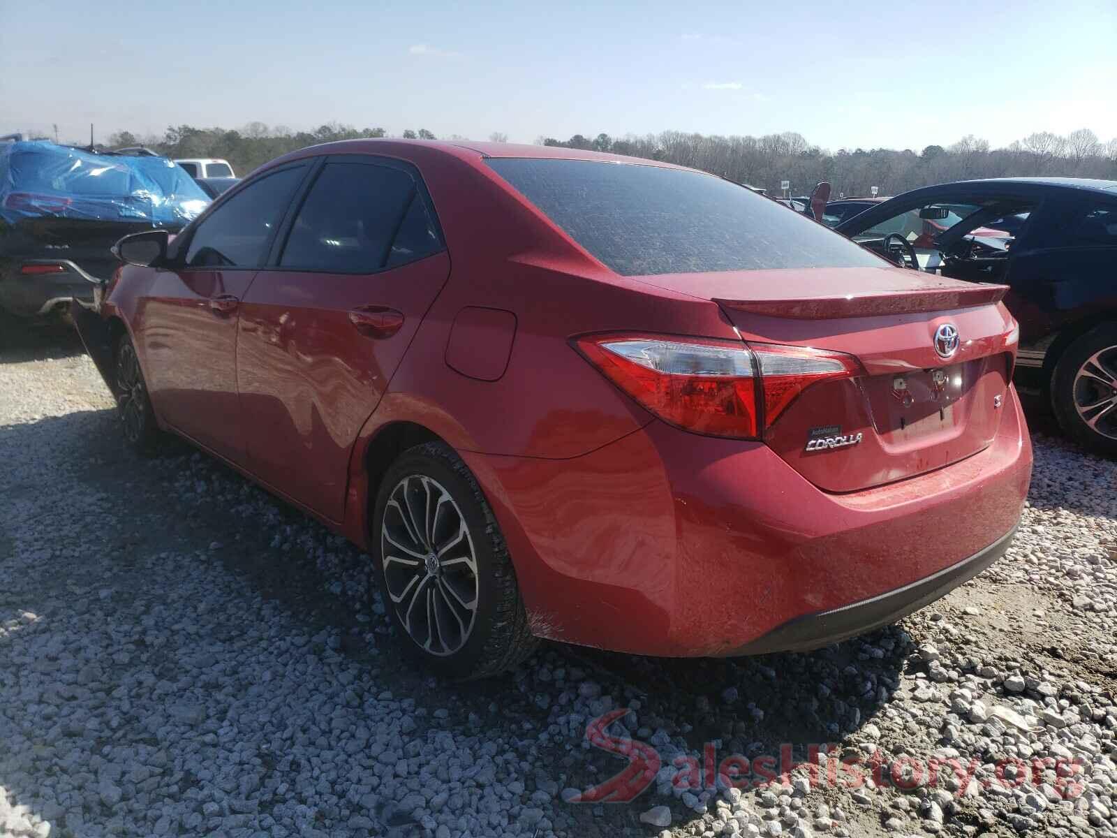 5YFBURHE1GP490661 2016 TOYOTA COROLLA