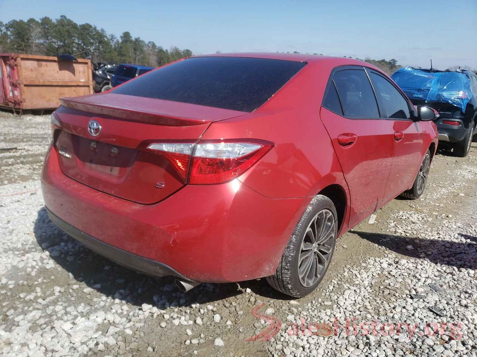 5YFBURHE1GP490661 2016 TOYOTA COROLLA