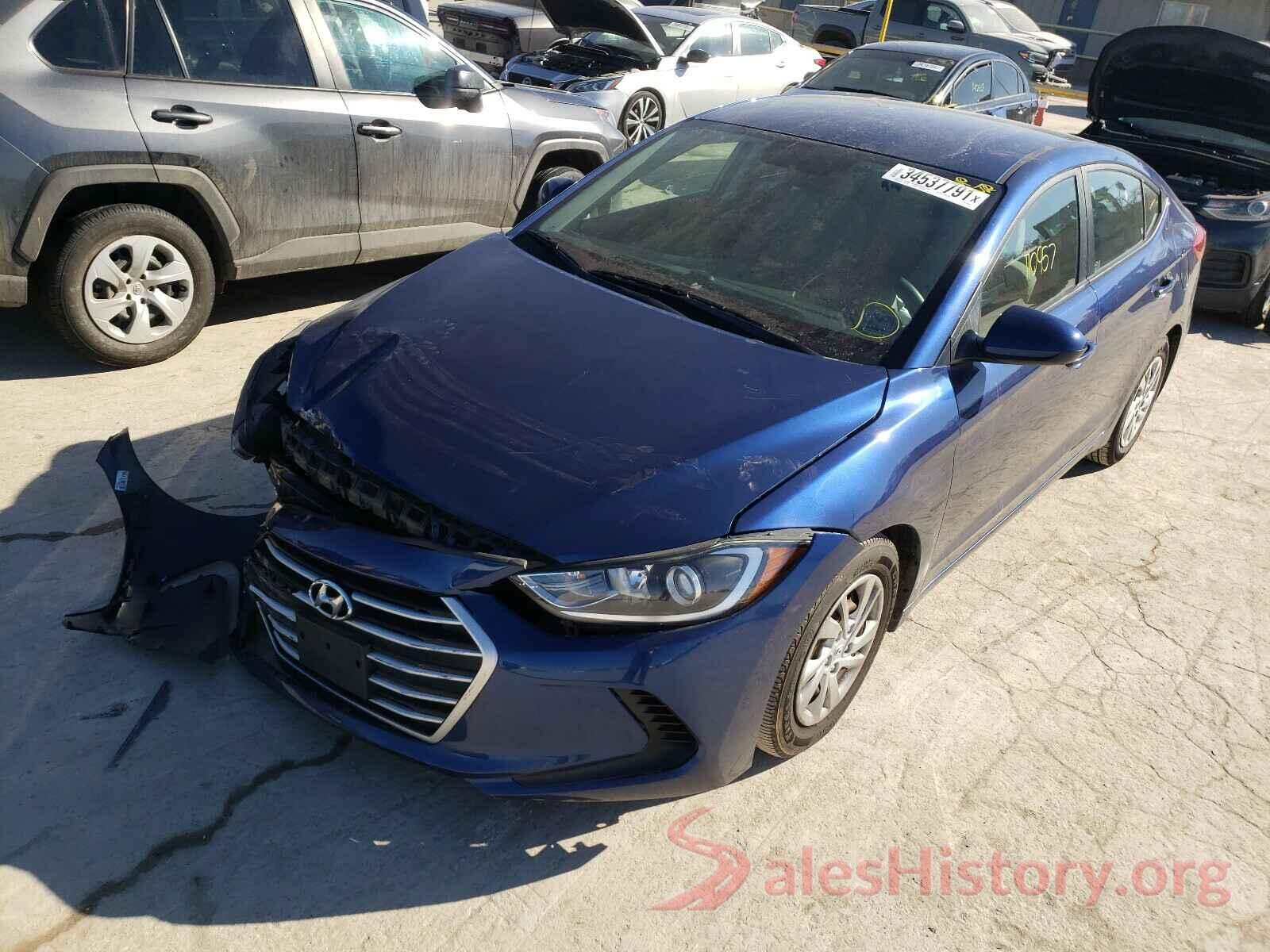 5NPD74LF9HH148053 2017 HYUNDAI ELANTRA