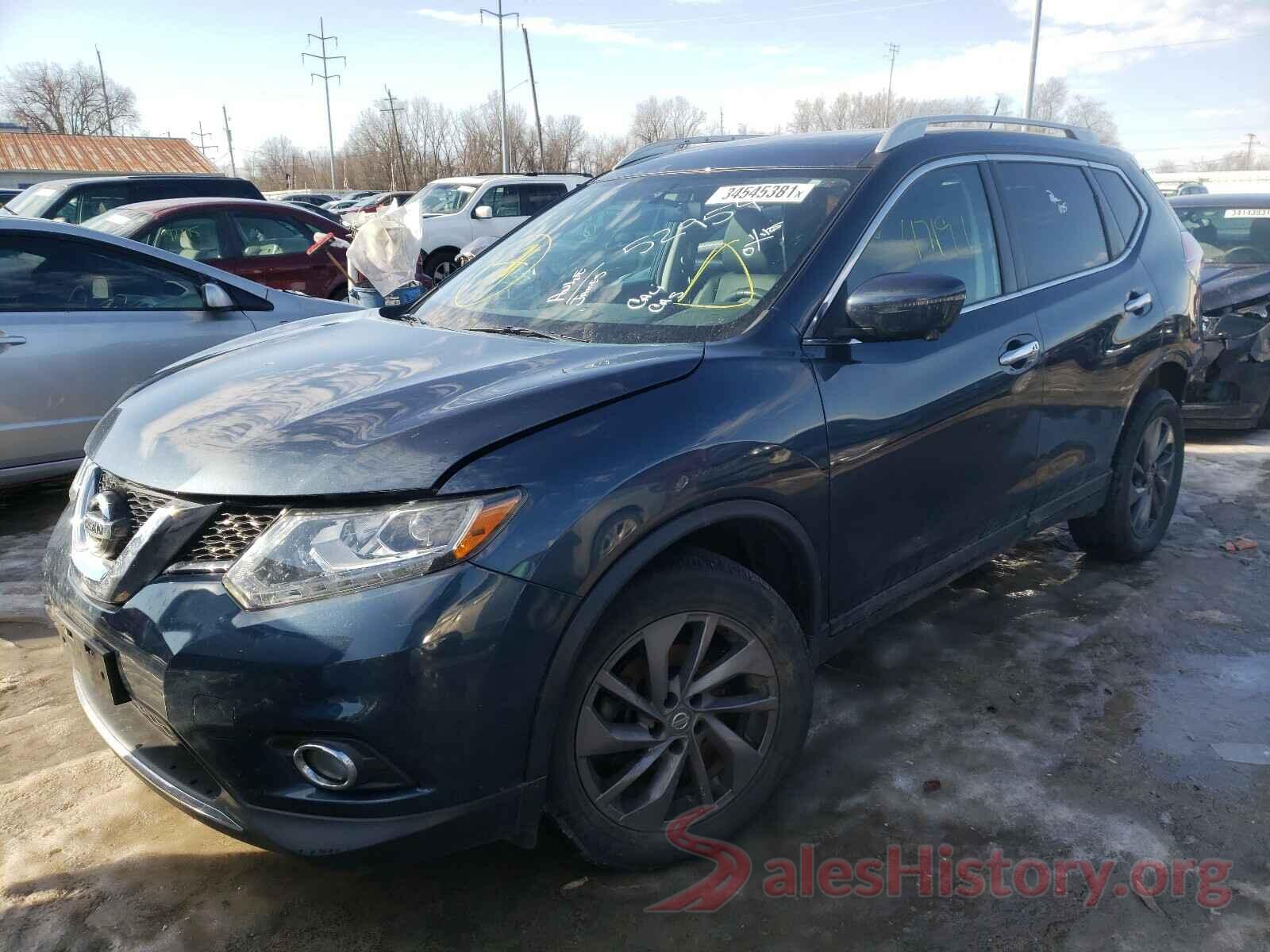 5N1AT2MV3GC834507 2016 NISSAN ROGUE