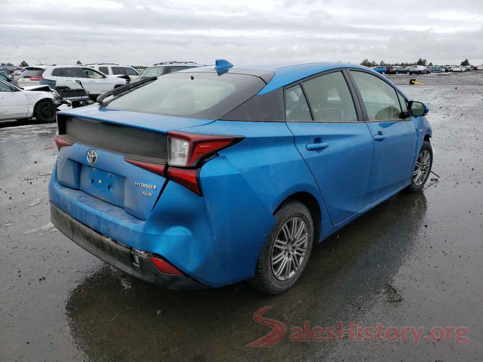 JTDL9MFU3M3023667 2021 TOYOTA PRIUS