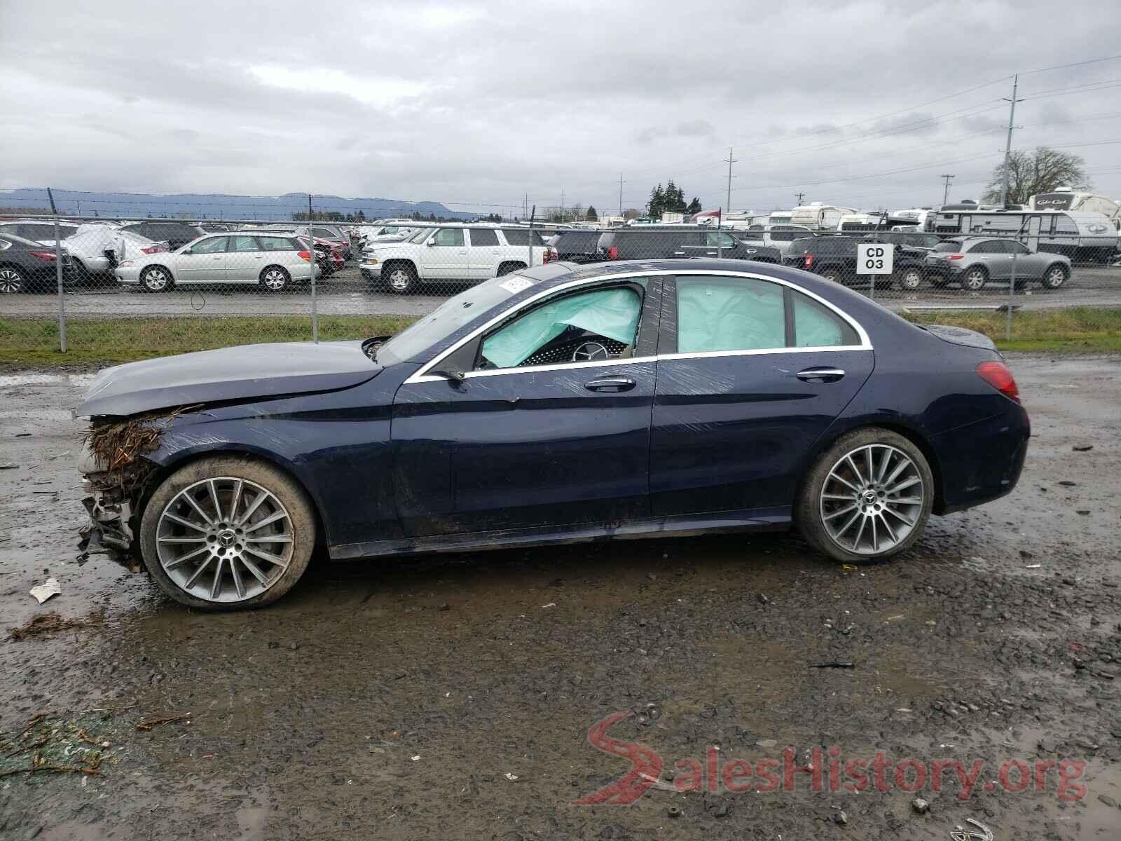 55SWF8EB4KU296838 2019 MERCEDES-BENZ C CLASS