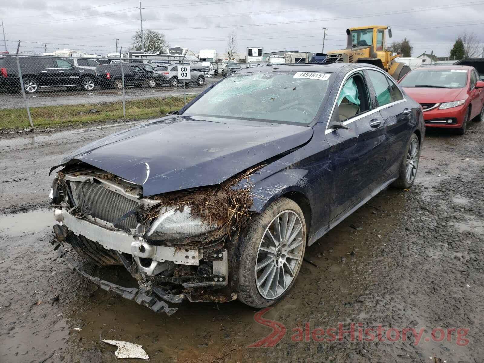 55SWF8EB4KU296838 2019 MERCEDES-BENZ C CLASS