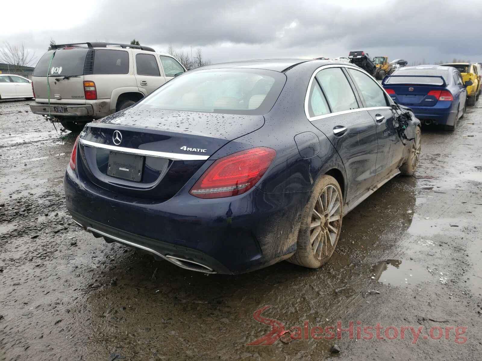 55SWF8EB4KU296838 2019 MERCEDES-BENZ C CLASS