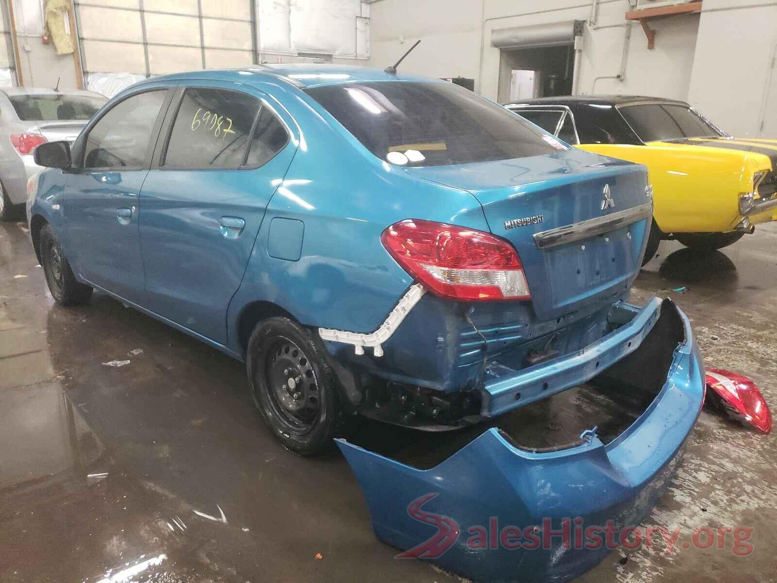 ML32F3FJ8HHF14853 2017 MITSUBISHI MIRAGE