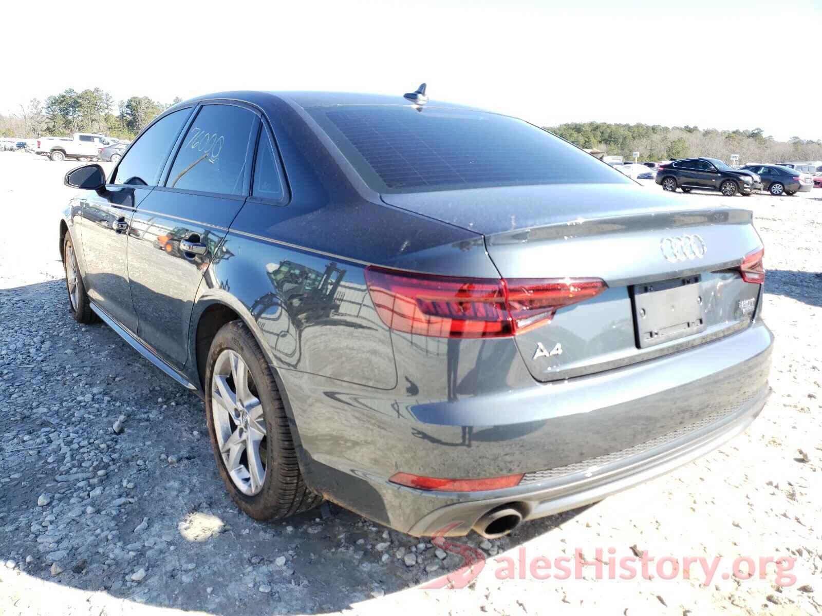 WAUDNAF40JA036072 2018 AUDI A4