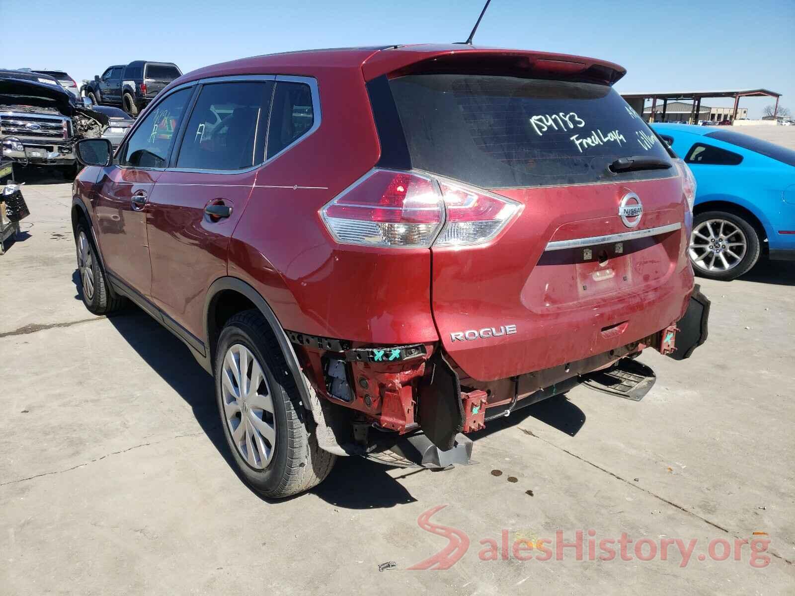 5N1AT2MT3GC841908 2016 NISSAN ROGUE