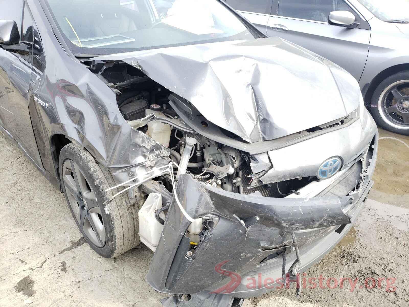 JTDKARFU6K3077817 2019 TOYOTA PRIUS