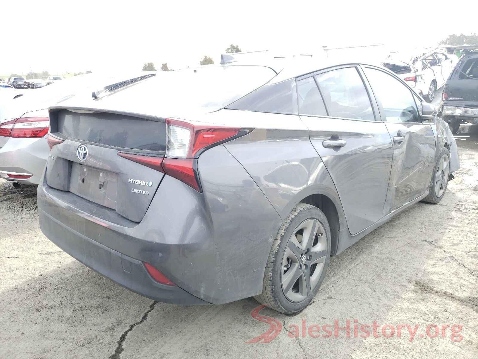 JTDKARFU6K3077817 2019 TOYOTA PRIUS