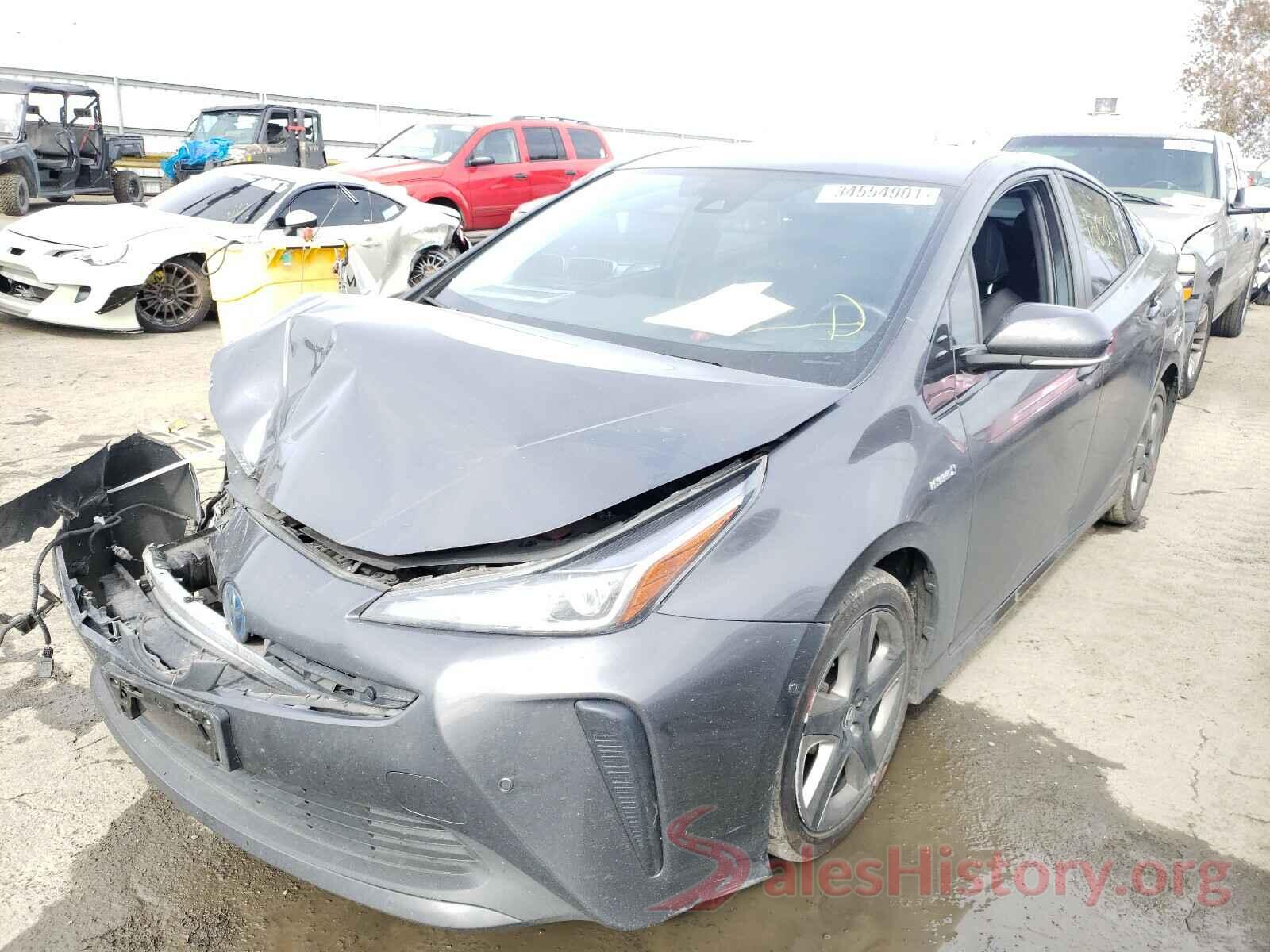 JTDKARFU6K3077817 2019 TOYOTA PRIUS