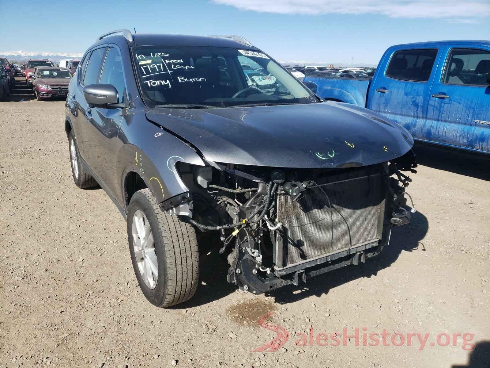 KNMAT2MV4GP705107 2016 NISSAN ROGUE