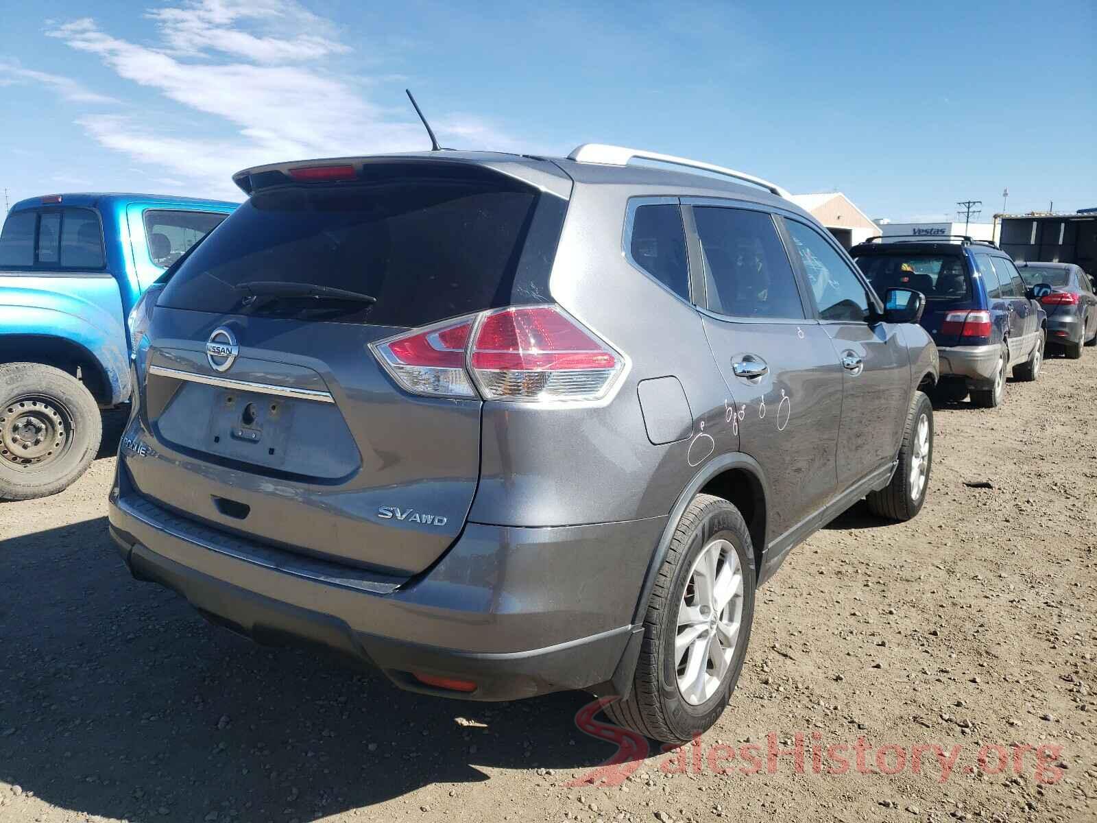 KNMAT2MV4GP705107 2016 NISSAN ROGUE