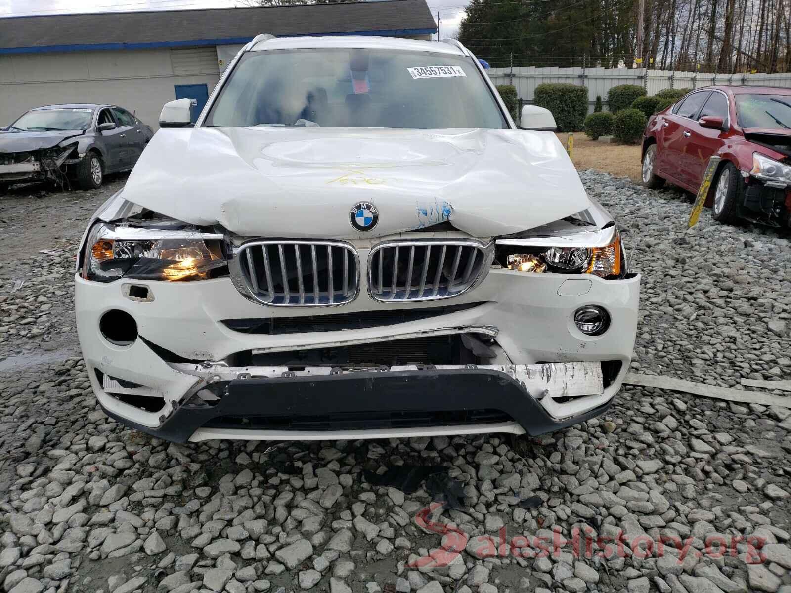 5UXWX9C36H0T23009 2017 BMW X3