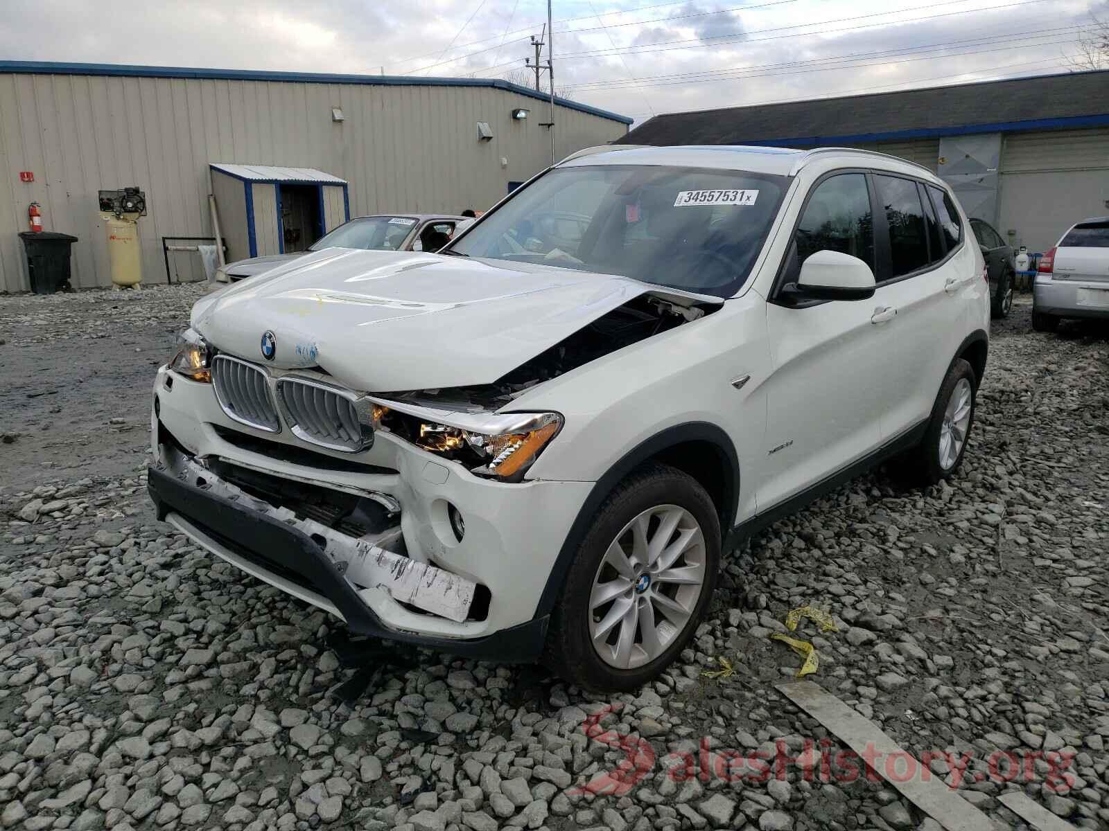 5UXWX9C36H0T23009 2017 BMW X3