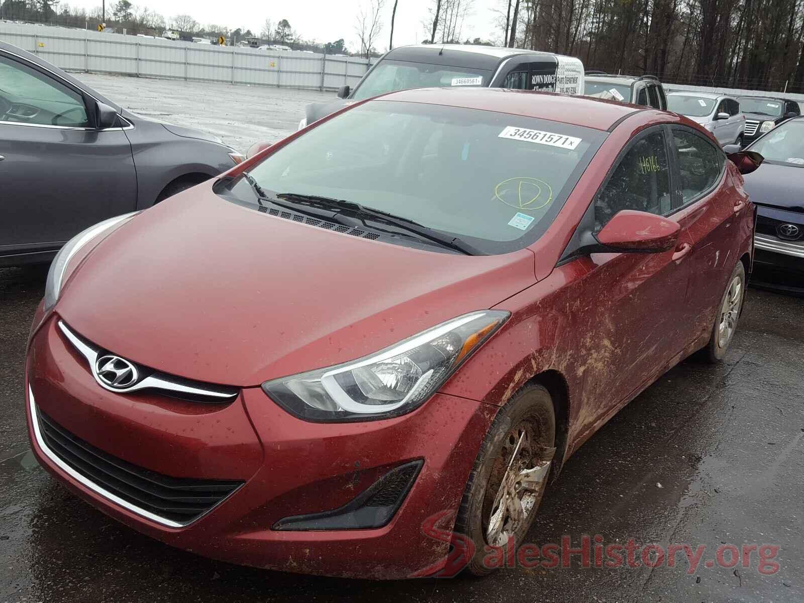 5NPDH4AE9GH697483 2016 HYUNDAI ELANTRA