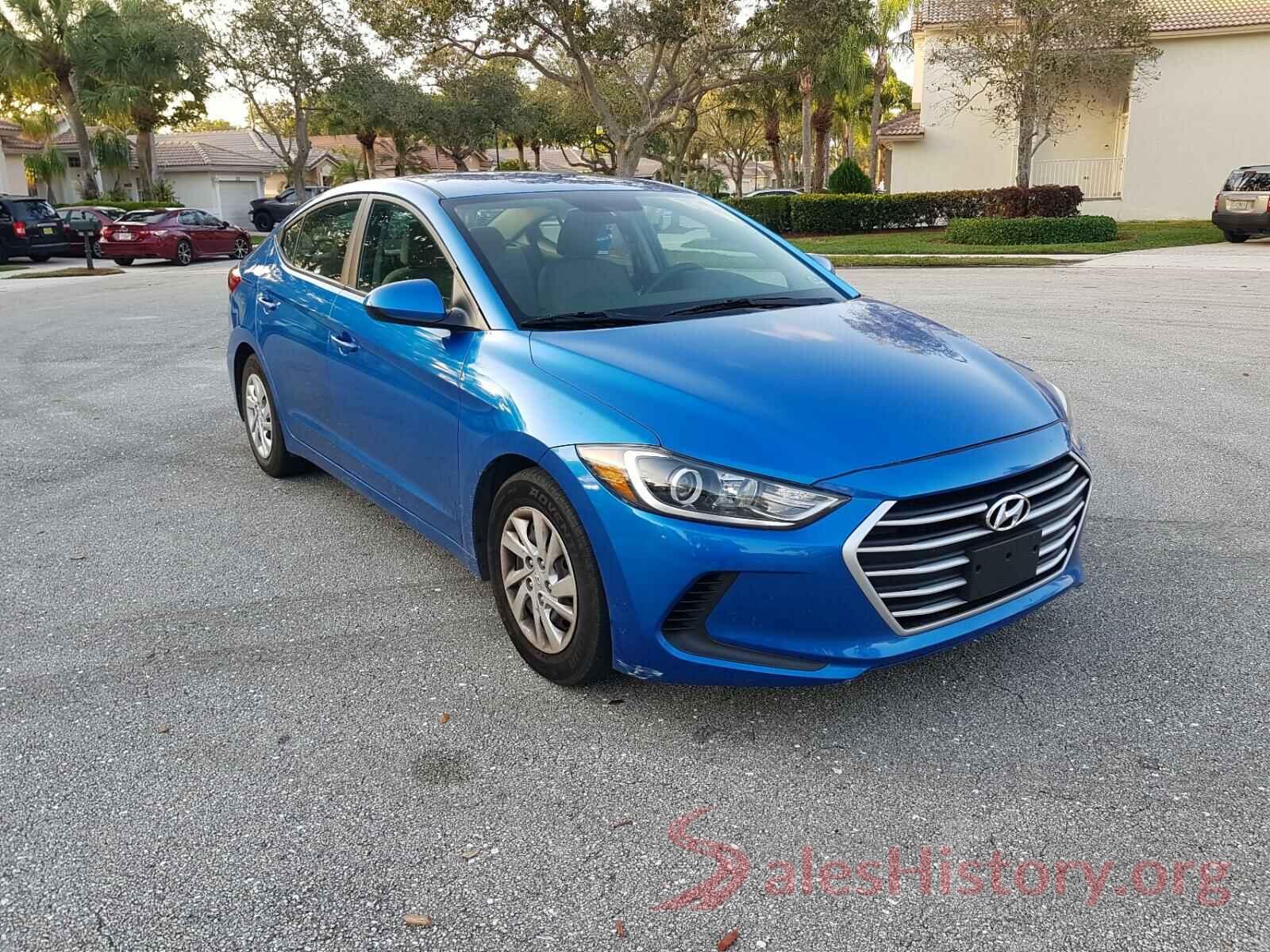 5NPD74LF9HH113187 2017 HYUNDAI ELANTRA