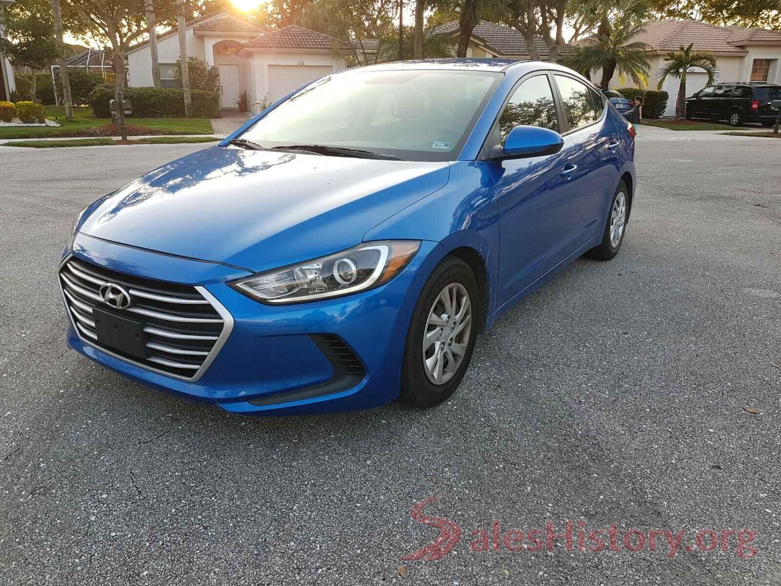 5NPD74LF9HH113187 2017 HYUNDAI ELANTRA