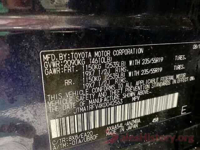 JTMA1RFV4KD042563 2019 TOYOTA RAV4