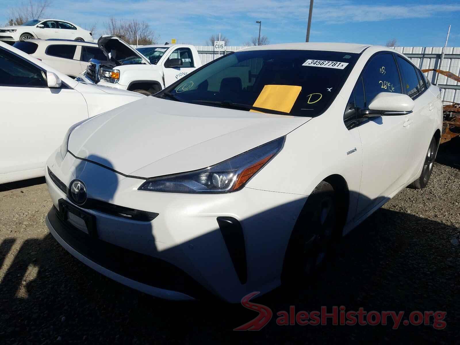 JTDKARFU3K3097569 2019 TOYOTA PRIUS