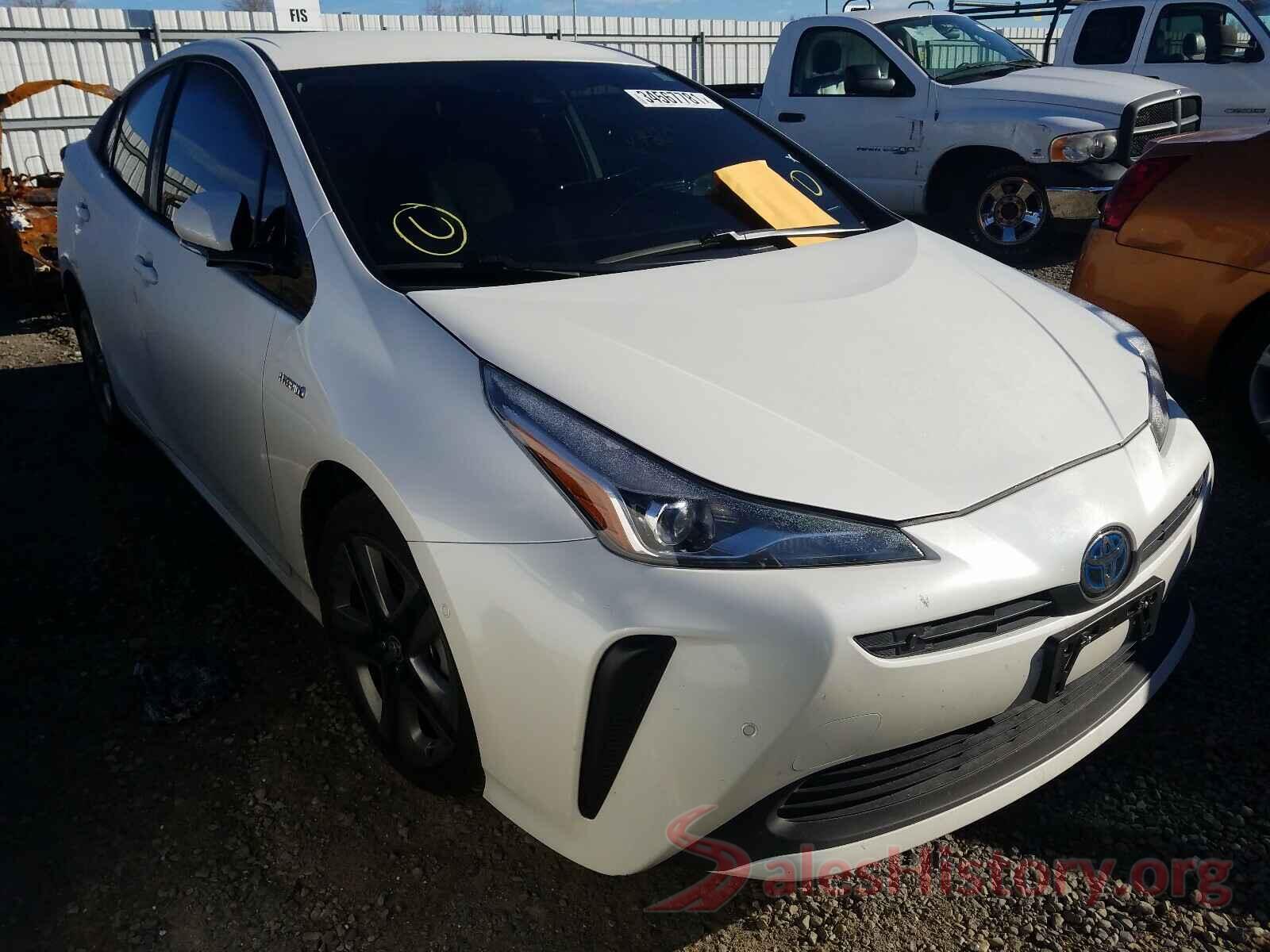 JTDKARFU3K3097569 2019 TOYOTA PRIUS