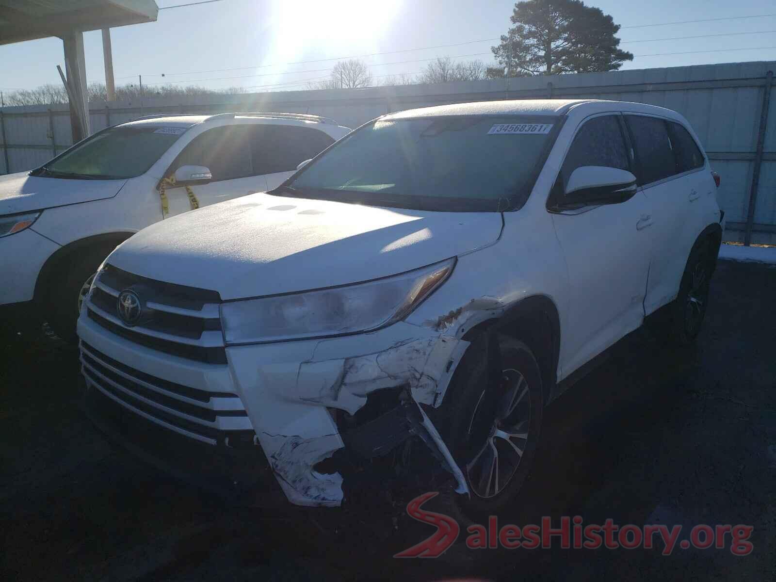 5TDZZRFH0KS339002 2019 TOYOTA HIGHLANDER