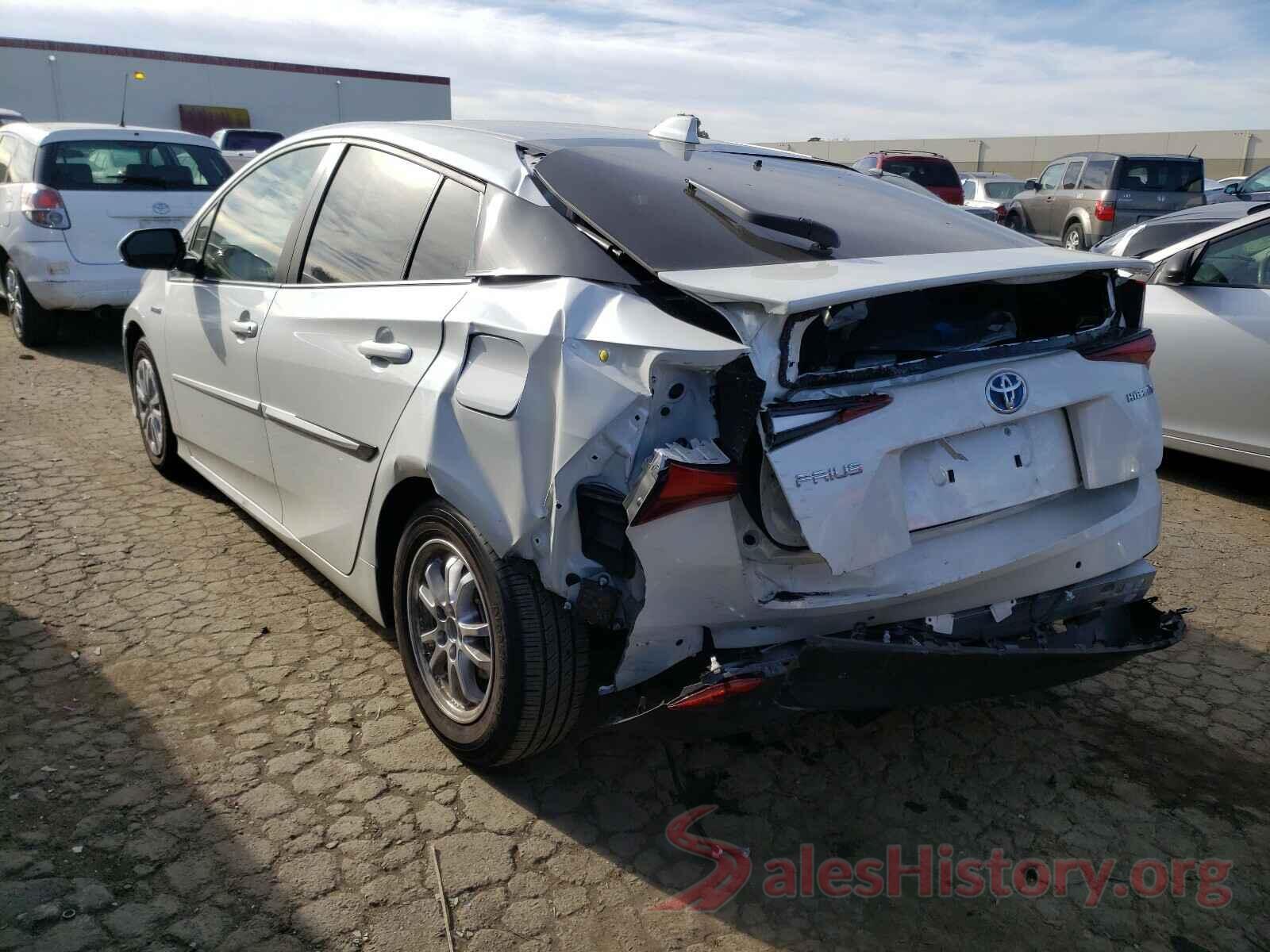 JTDKARFU9L3113694 2020 TOYOTA PRIUS