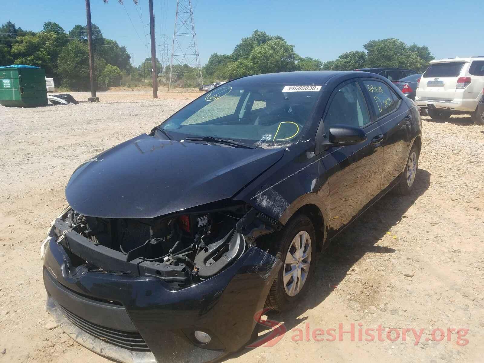 5YFBURHE2GP428900 2016 TOYOTA COROLLA