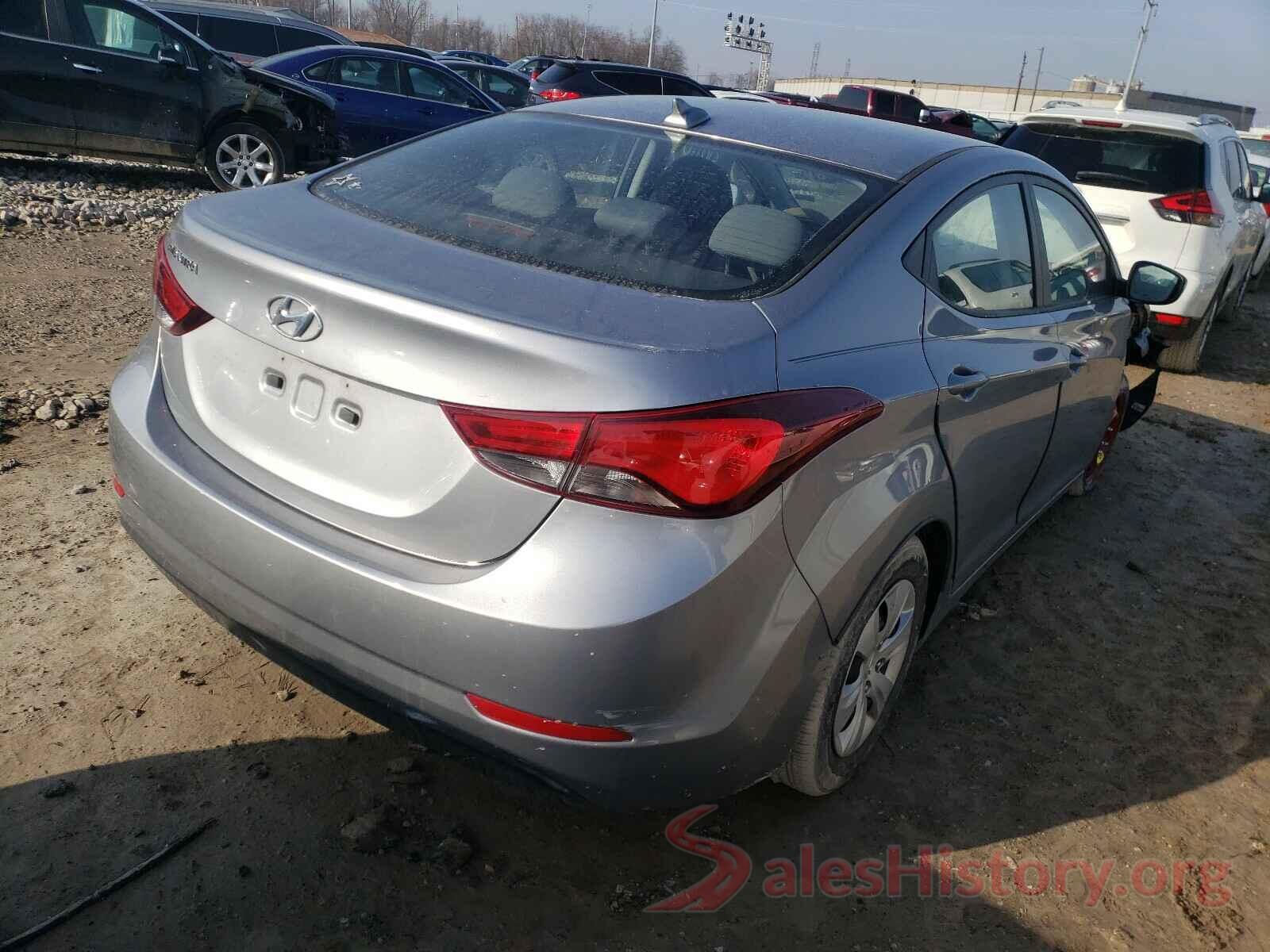 5NPDH4AE0GH722058 2016 HYUNDAI ELANTRA