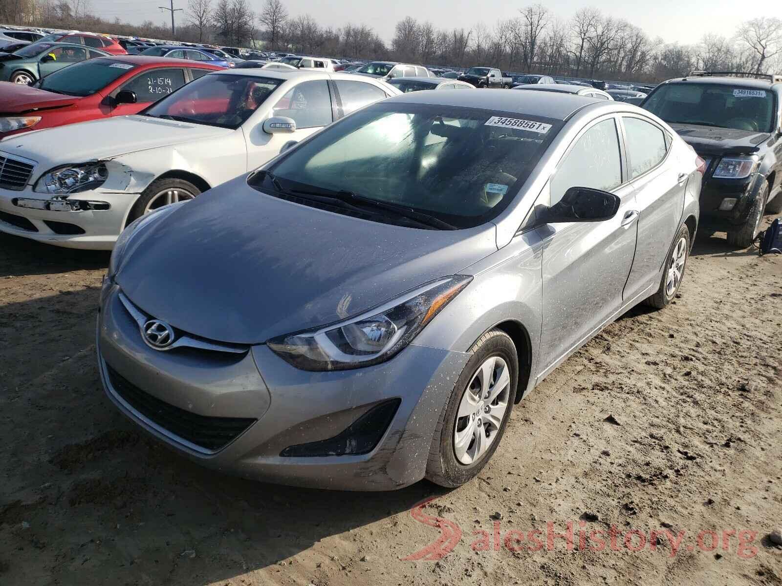 5NPDH4AE0GH722058 2016 HYUNDAI ELANTRA