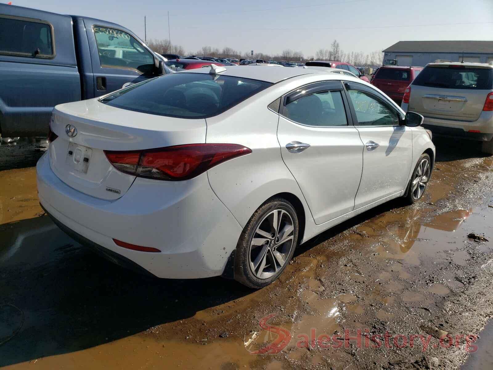 5NPDH4AE8GH727492 2016 HYUNDAI ELANTRA