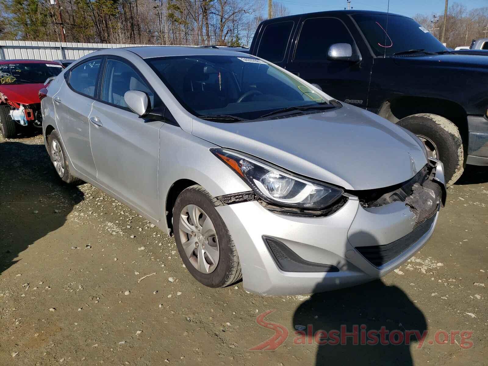 KMHDH4AE8GU481237 2016 HYUNDAI ELANTRA