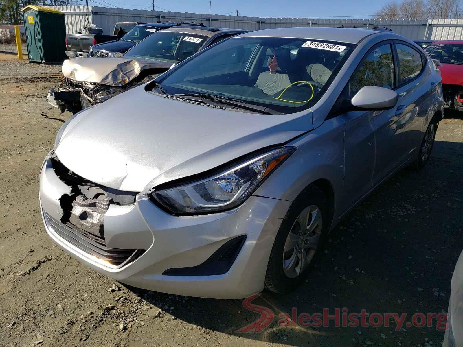 KMHDH4AE8GU481237 2016 HYUNDAI ELANTRA