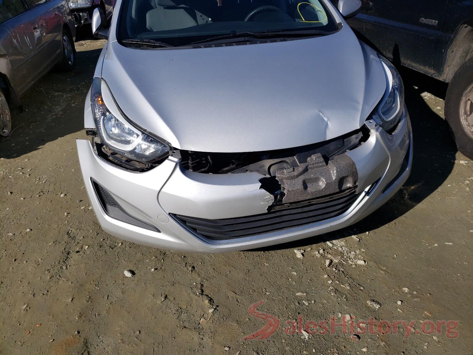 KMHDH4AE8GU481237 2016 HYUNDAI ELANTRA