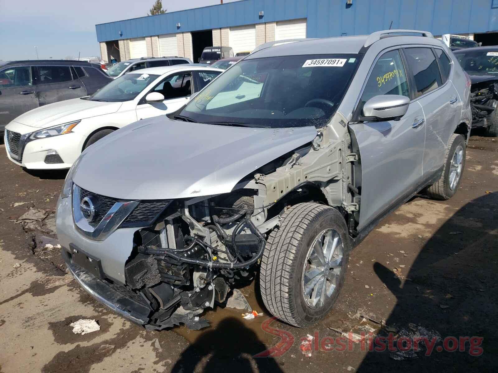 5N1AT2MV2GC810652 2016 NISSAN ROGUE