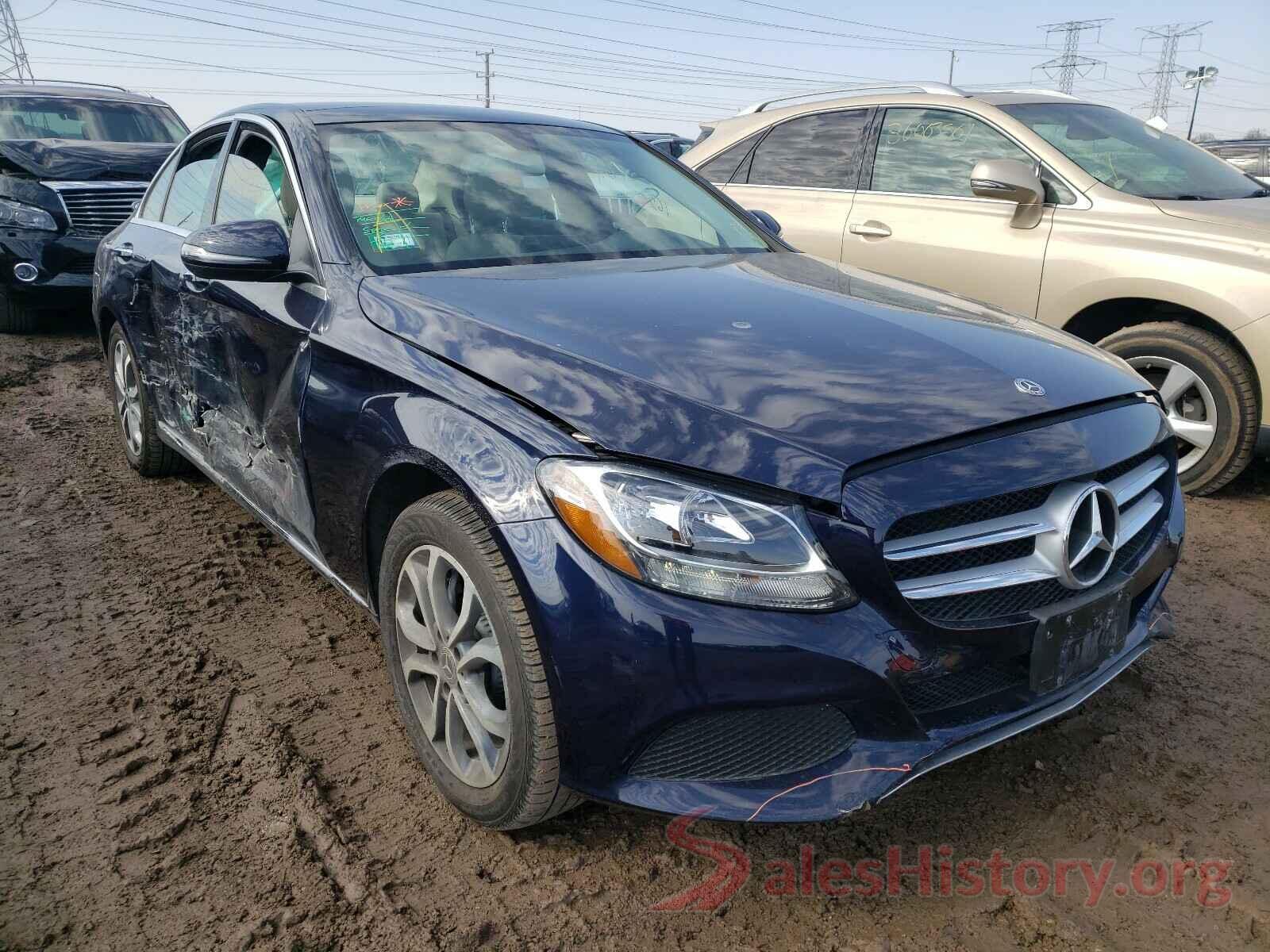 55SWF4KB4HU232367 2017 MERCEDES-BENZ C CLASS