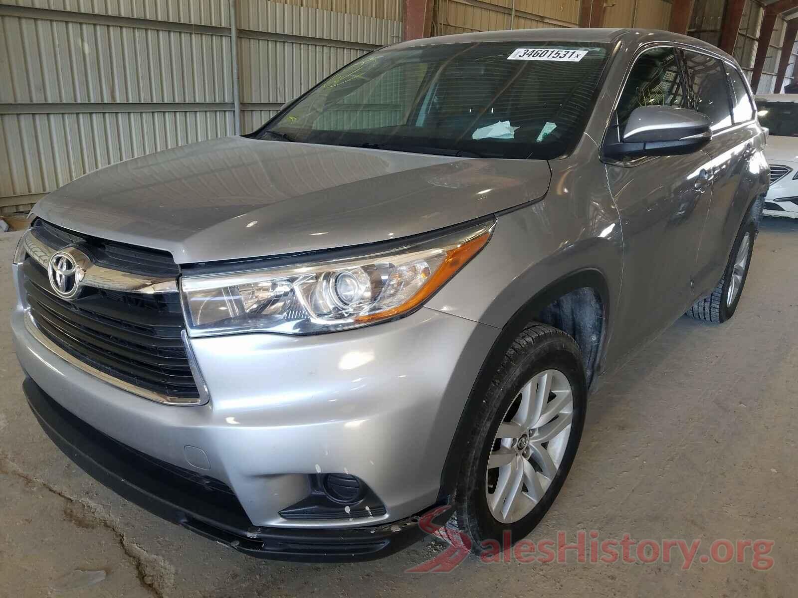 5TDZARFHXGS019300 2016 TOYOTA HIGHLANDER