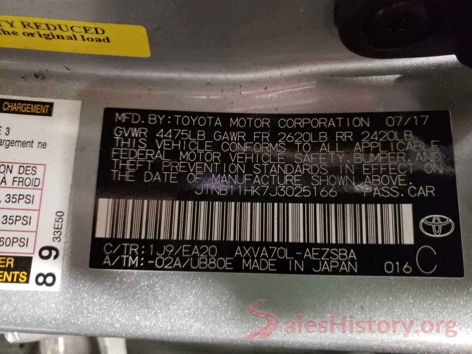 JTNB11HK7J3025166 2018 TOYOTA CAMRY