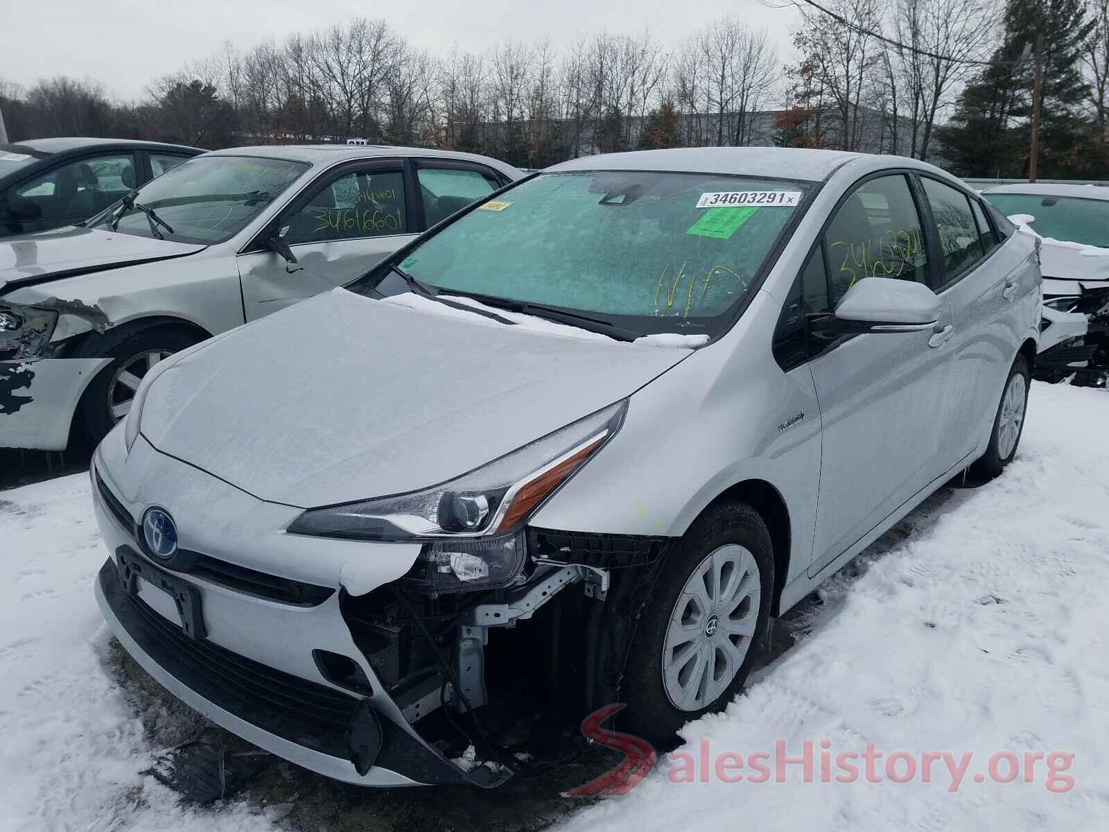 JTDKARFU4K3084944 2019 TOYOTA PRIUS