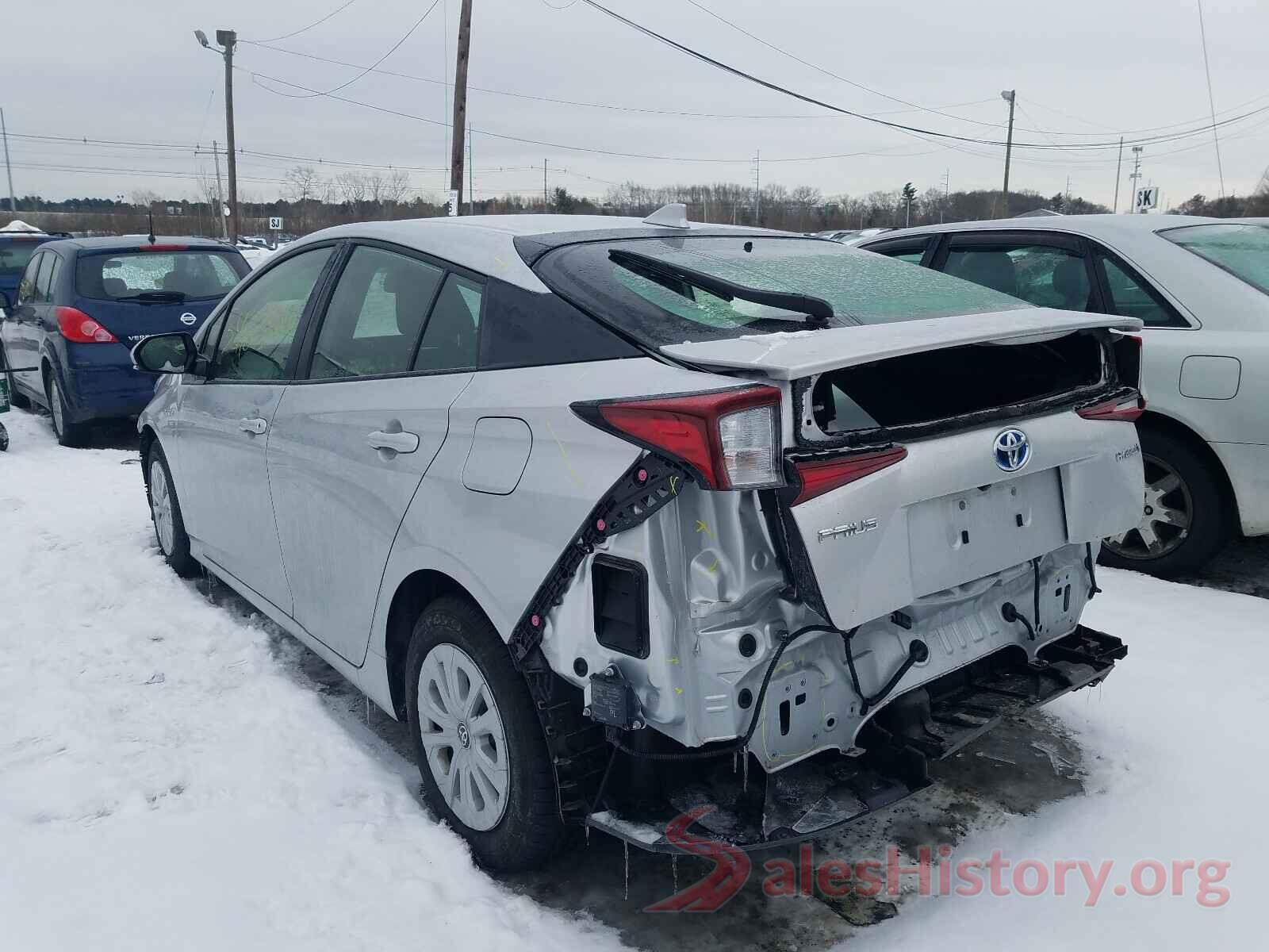 JTDKARFU4K3084944 2019 TOYOTA PRIUS