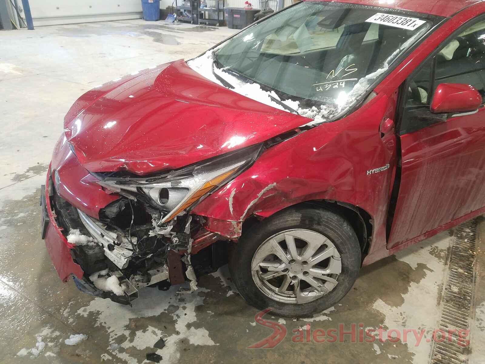 JTDKBRFU7J3074324 2018 TOYOTA PRIUS