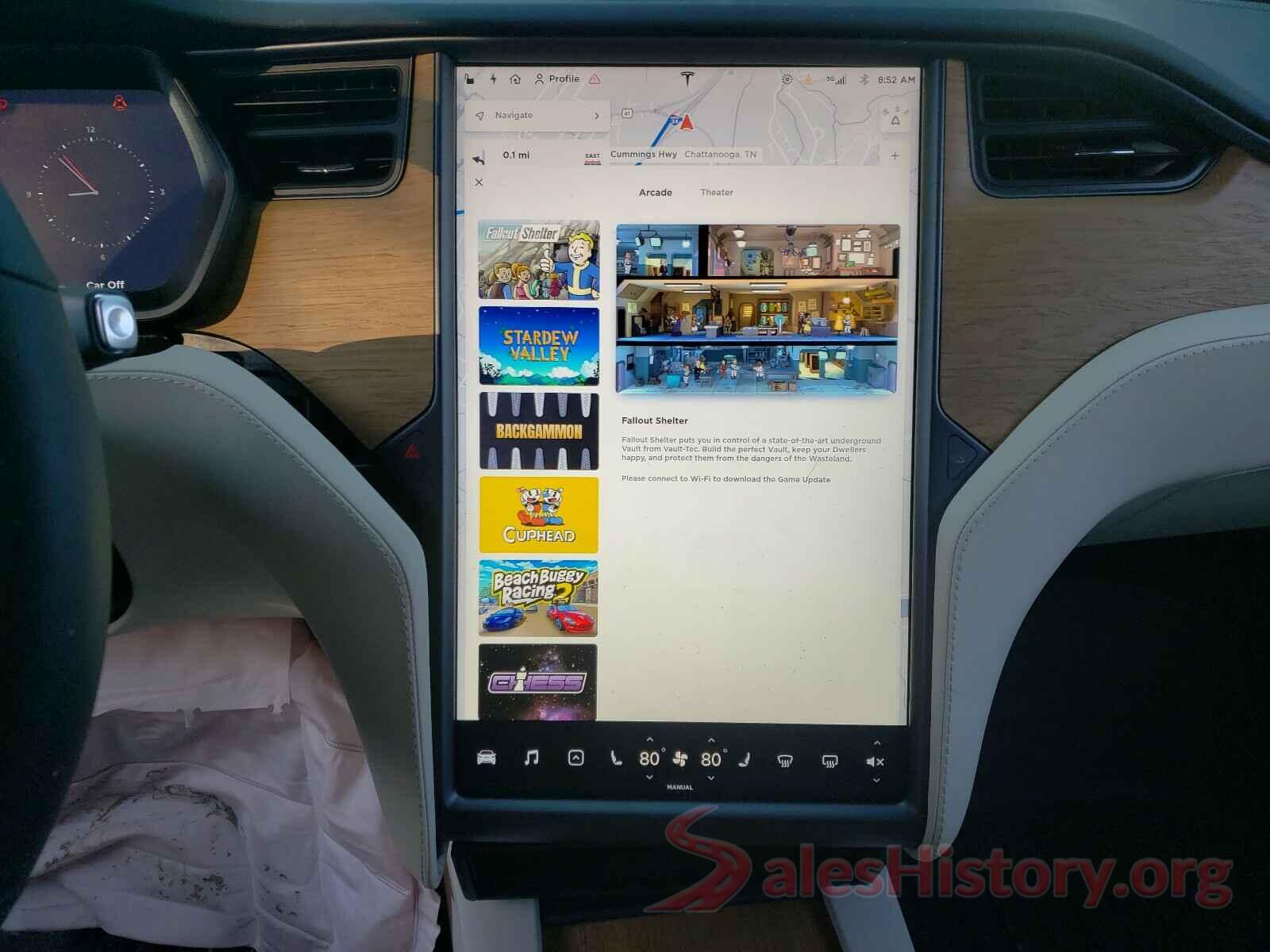 5YJXCBE28LF301889 2020 TESLA MODEL X