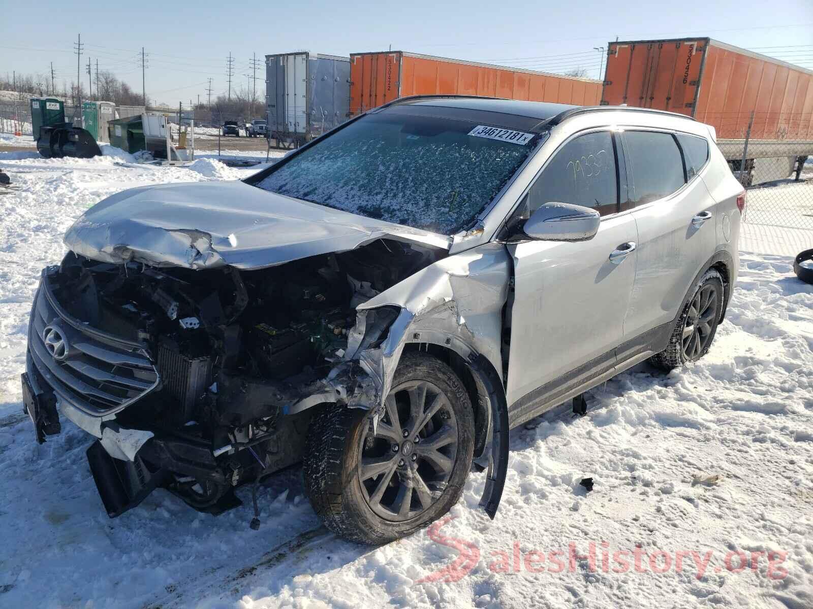 5XYZWDLA8HG445349 2017 HYUNDAI SANTA FE