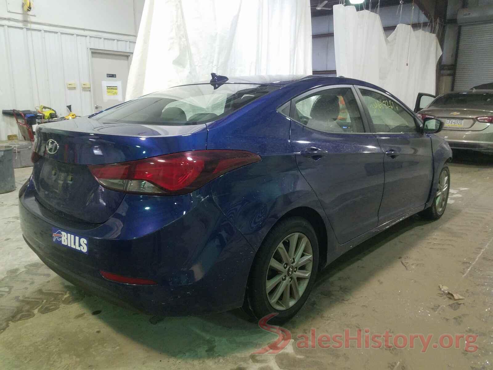 5NPDH4AE4GH688948 2016 HYUNDAI ELANTRA