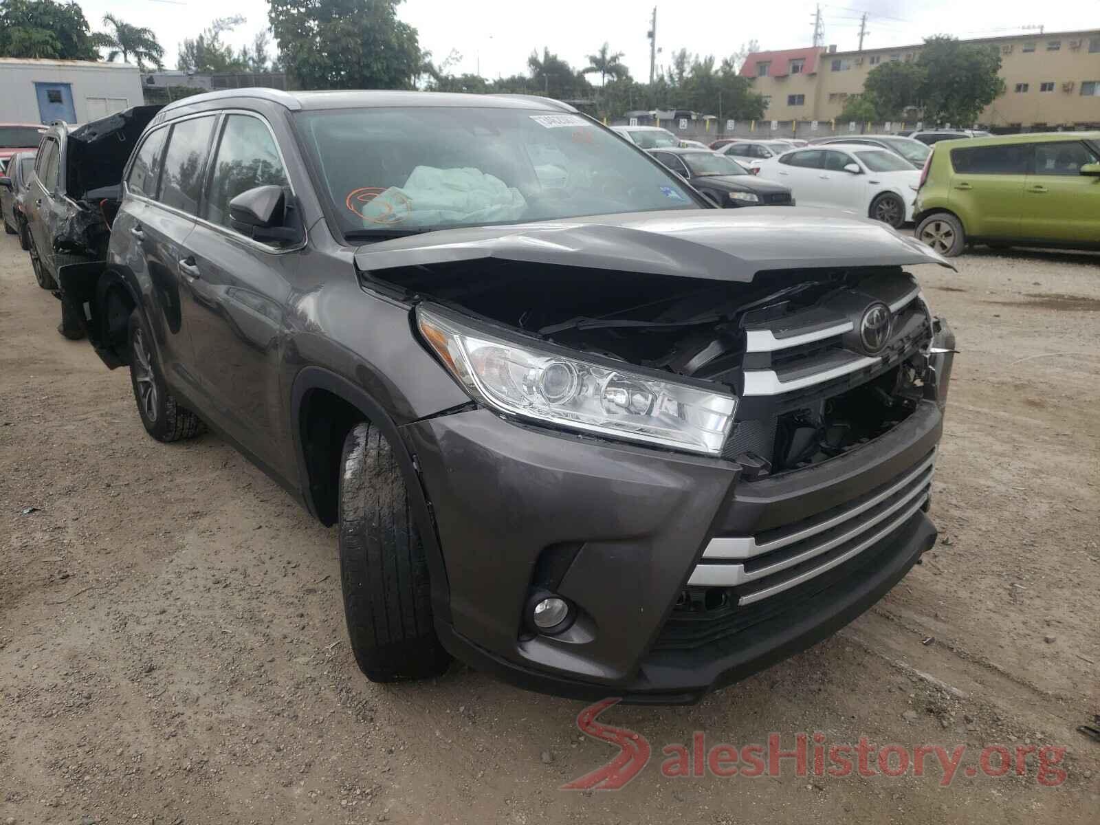 5TDKZRFH7KS554118 2019 TOYOTA HIGHLANDER