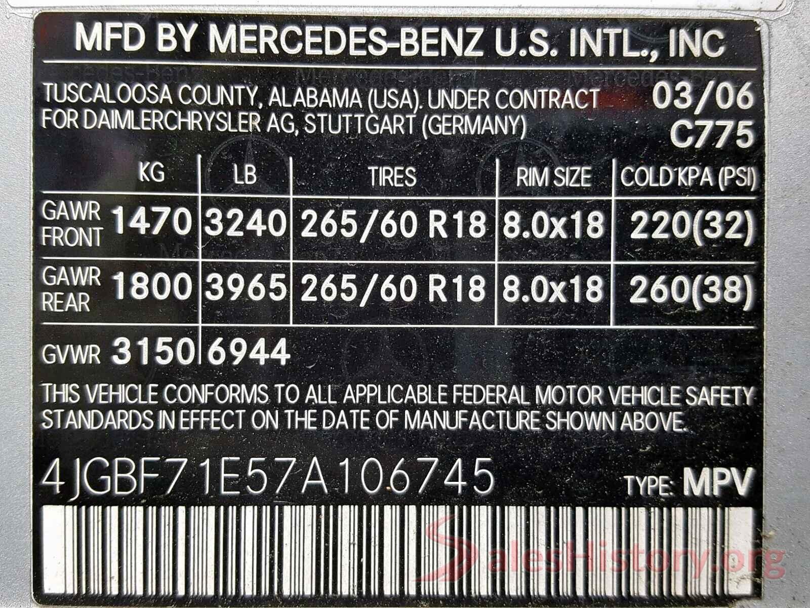 4JGBF71E57A106745 2007 MERCEDES-BENZ GL 450 4MA